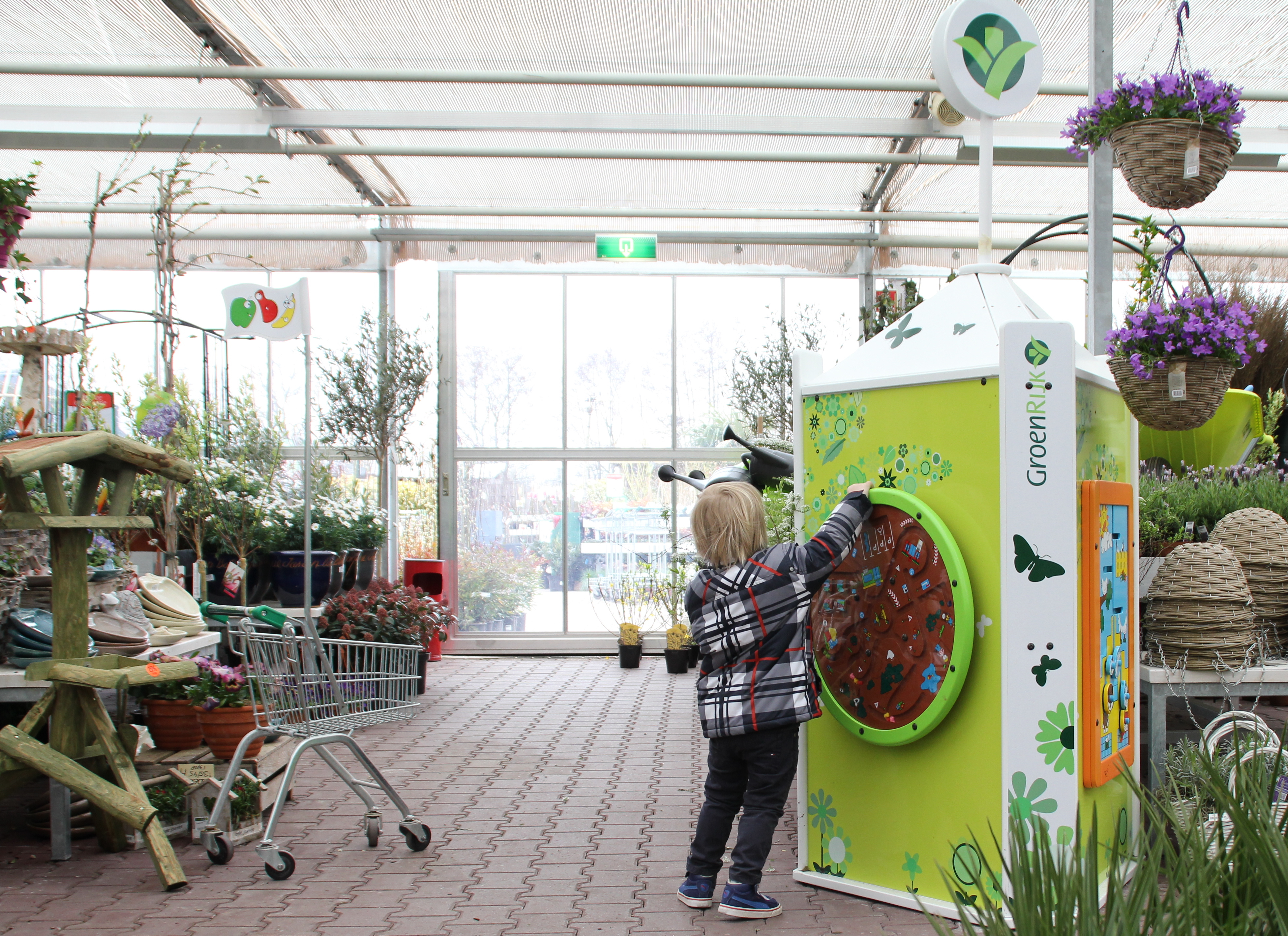 children's corner in plant center