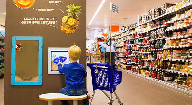 IKC Play Wall in Albert Heijn