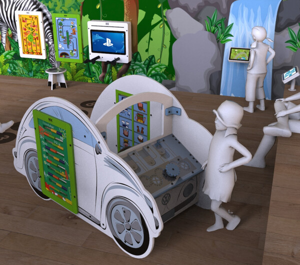 afbeelding met diverse speelsystemen voor kinderen