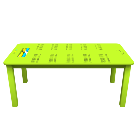 leren rekenen met deze tafel voor kinderen met een telraam | IKC kindermeubels