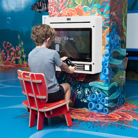 IKC Steering Wheel - Interactief racespel voor kinderen